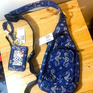 Iconic MINI SLING backpack and ZIP ID lanyard